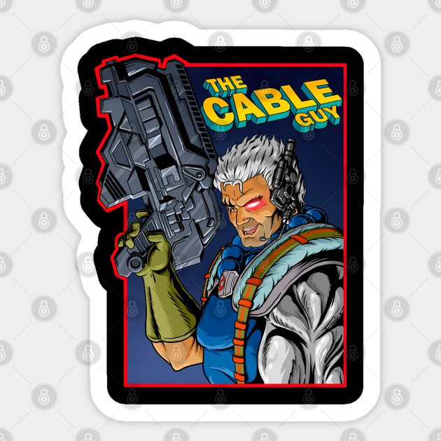 Cable Guy Sticker by sk8rDan